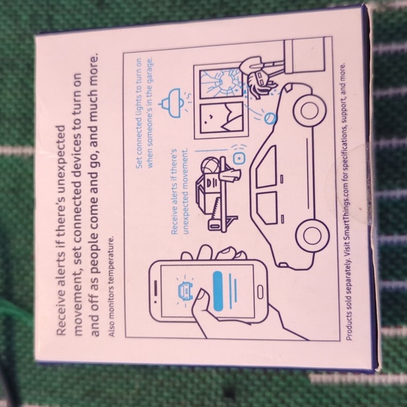 New Samsung SmartThings Motion Sensor White IM6001-MTP ZigBee Alexa Z-wave - Picture 3 of 6